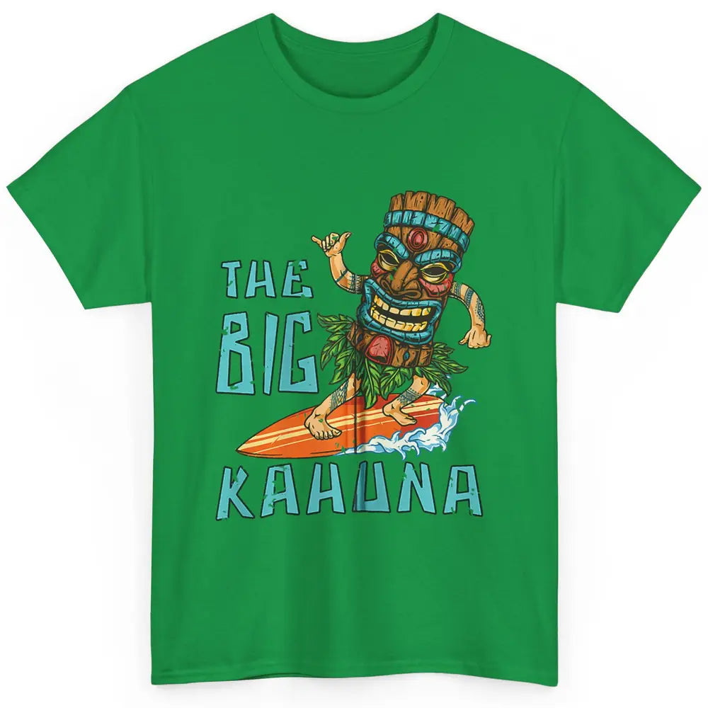 Tiki Big Kahuna Surfer Tropical Hawaii Aloha Paradise Beach Classic Unisex T-Shirt