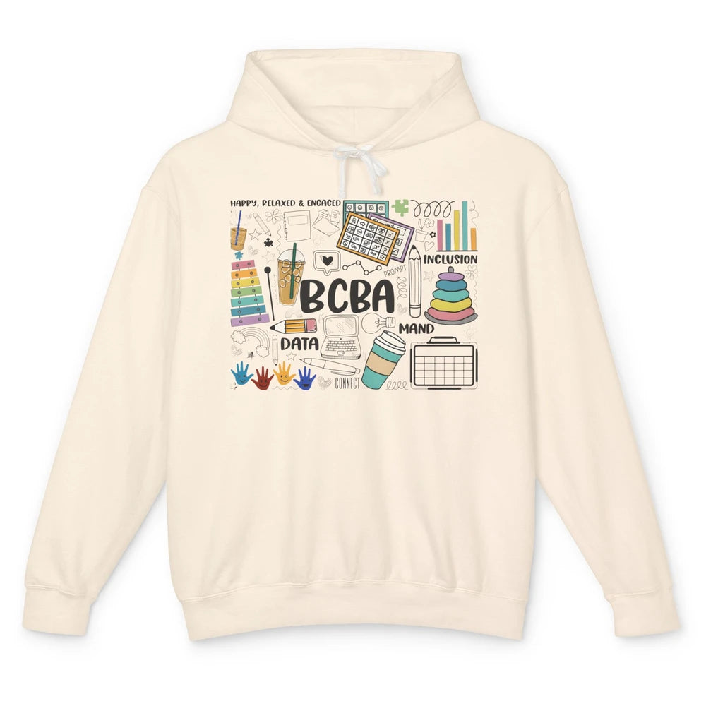 BCBA Behavior Analyst Special Education Teacher Therapist Unisex Lightweight Hoodie