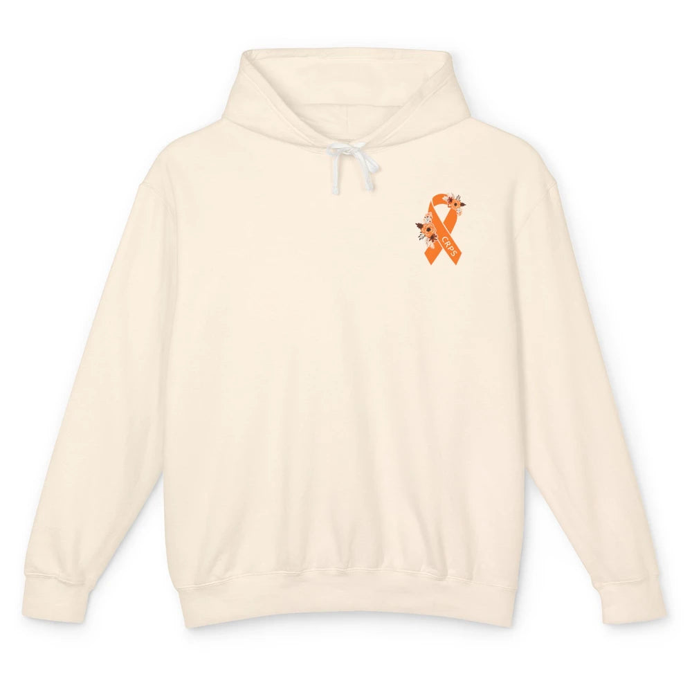 Complex Regional Pain Syndrome Awareness CRPS Orange Ribbon Unisex Lightweight Hoodie