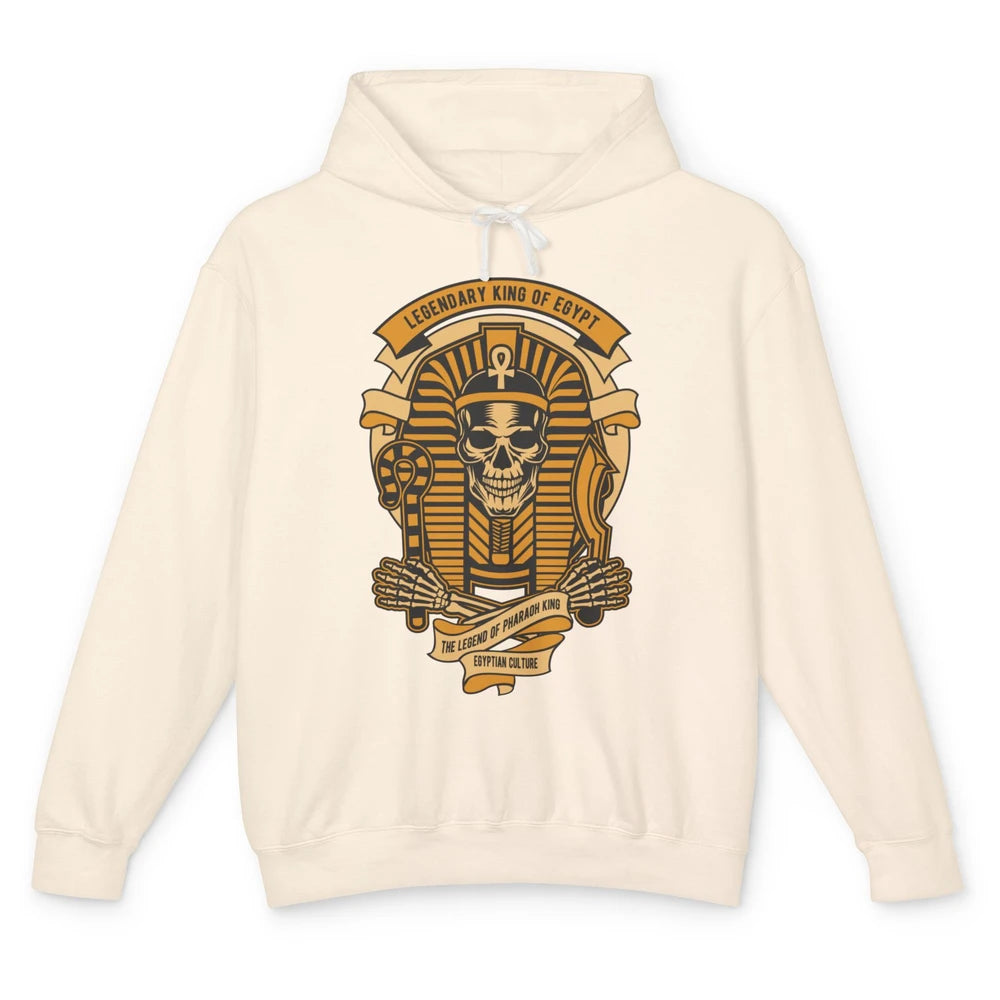 Ancient Egyptian Pyramid Golden King Tut Pharaoh Tutankhamun Unisex Lightweight Hoodie