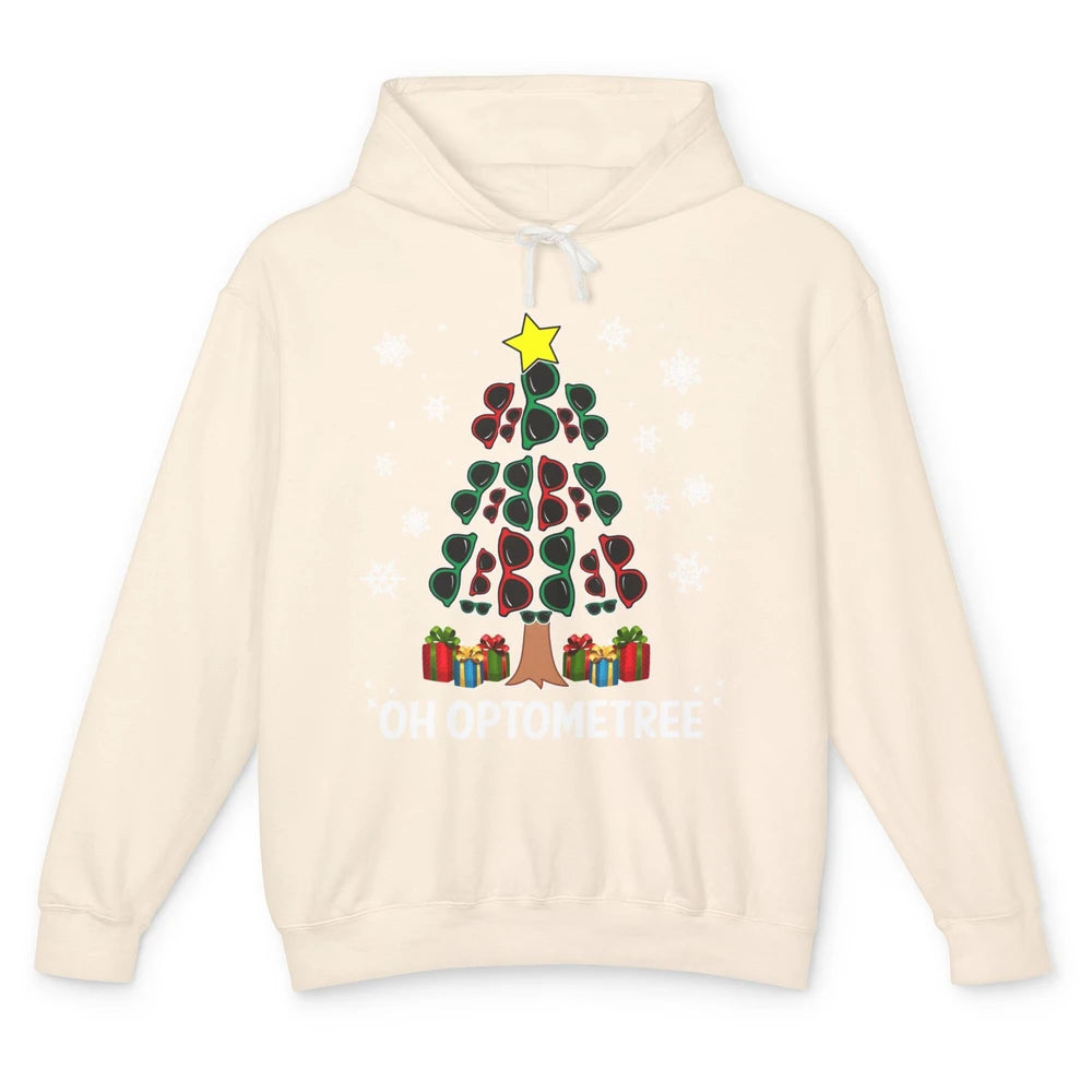 Glasses Christmas Tree Oh Optometree Optometry Optician Gift Unisex Lightweight Hoodie