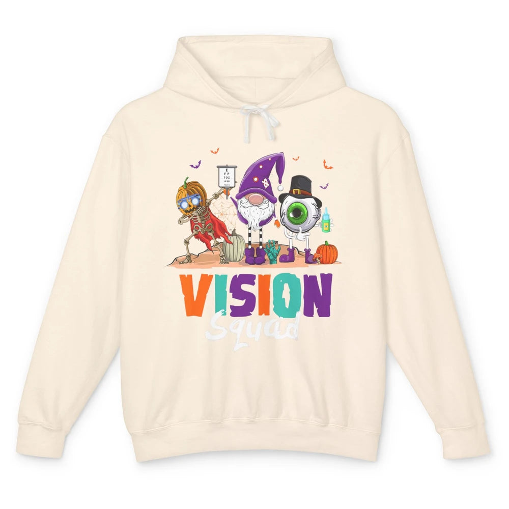 Vision Squad Optometry Optometrist Witch Halloween Spooky Unisex Lightweight Hoodie