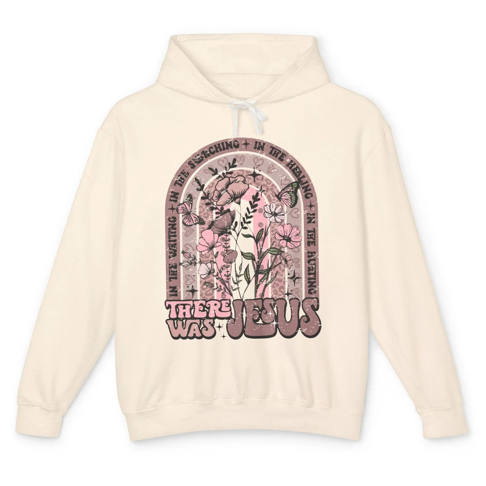 In The Waiting Searching There Was Jesus Christian Rainbow Unisex Lightweight Hoodie