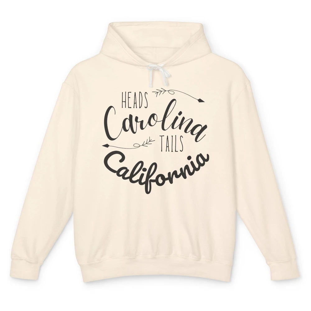 Heads Carolina Tail California Western Summer Beach Paradise Unisex Lightweight Hoodie