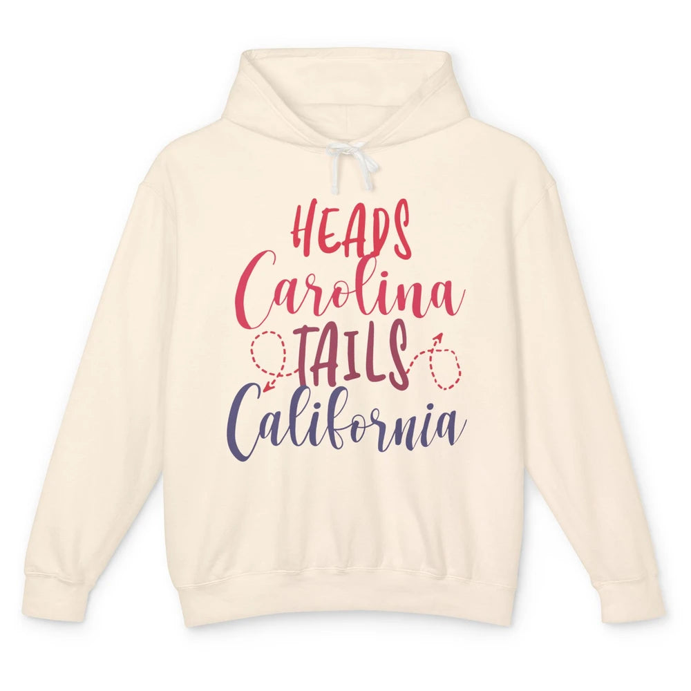 Heads Carolina Tail California Western Summer Beach Paradise Unisex Lightweight Hoodie