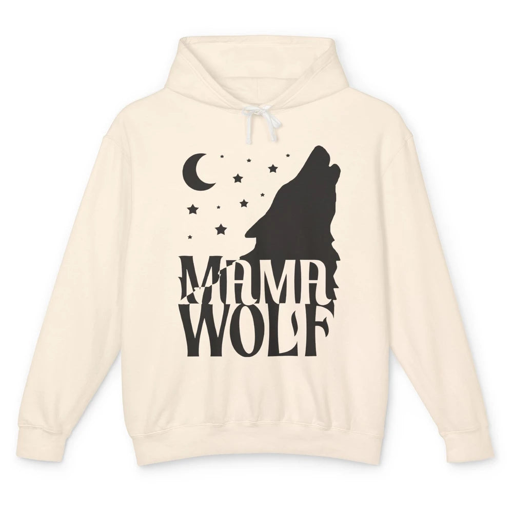 Wolf Pack Wolf Family Mama Wolf Matching Family Outfit Unisex Lightweight Hoodie