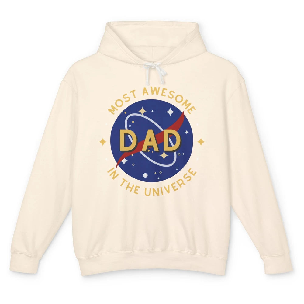 Science Dad Most Awesome Dad In The Universe Father's Day Unisex Lightweight Hoodie