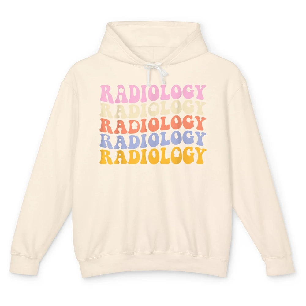 Groovy Radiology Life Radiologist Rad Tech Technologist Boho Unisex Lightweight Hoodie