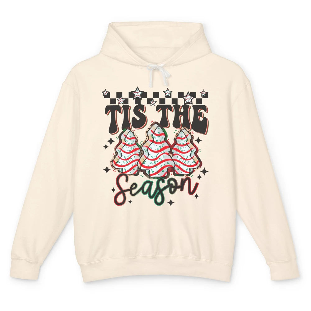 Funny Christmas Tree Cake Tis The Season Debbie Western Xmas Unisex Lightweight Hoodie