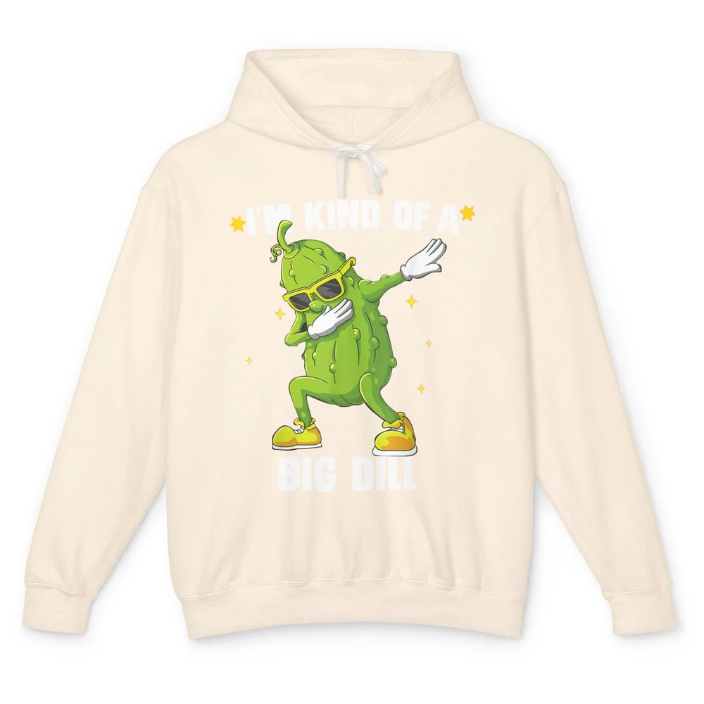 I’m Kind Of Big Dill Pickle Dabbing Cucumber Halloween Unisex Lightweight Hoodie