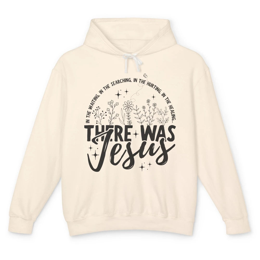 In the Hurting There Was Jesus Boho Christian Bible Floral Unisex Lightweight Hoodie