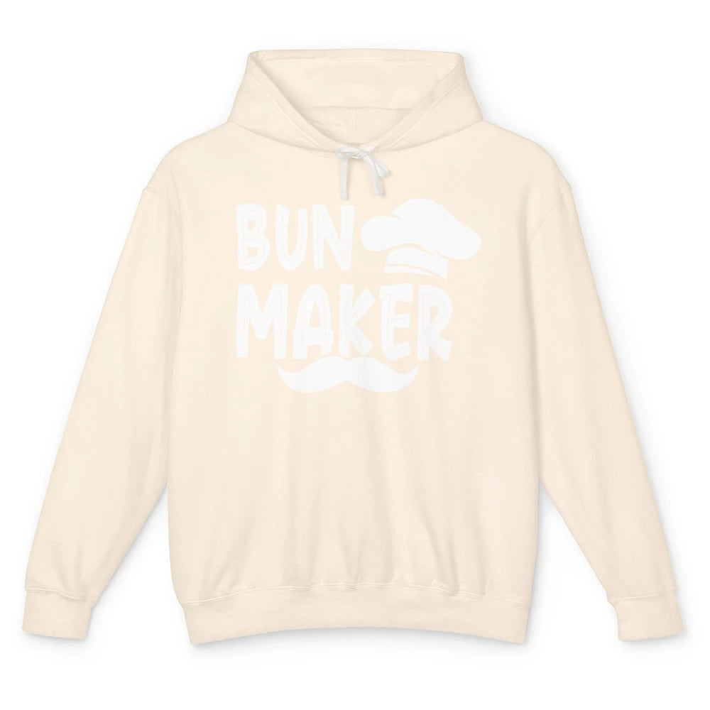 Bun Maker Bun Baker Pregnancy Announcement Baby Reveal Gift Unisex Lightweight Hoodie