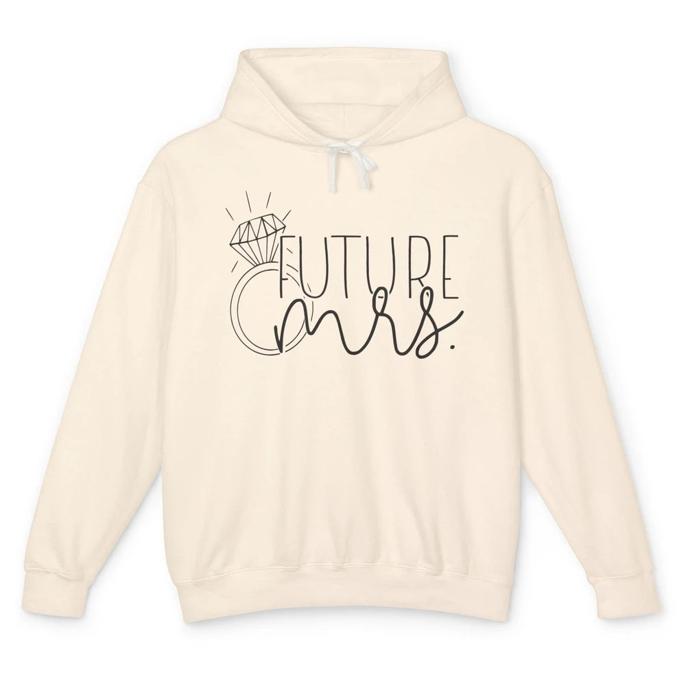 Future Mrs. Bride Squad Engagement Party Bachelorette Gift Unisex Lightweight Hoodie