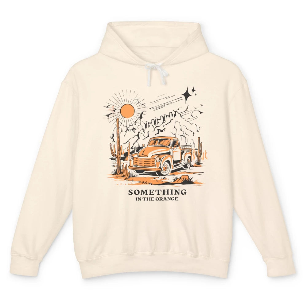 Retro Desert Sunset Something In The Orange Western Country Unisex Lightweight Hoodie