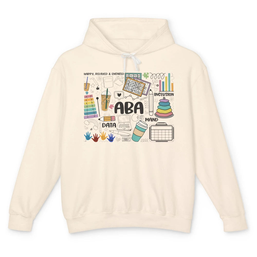 ABA Applied Behavior Analysis Sped Teacher RBT Therapist Unisex Lightweight Hoodie