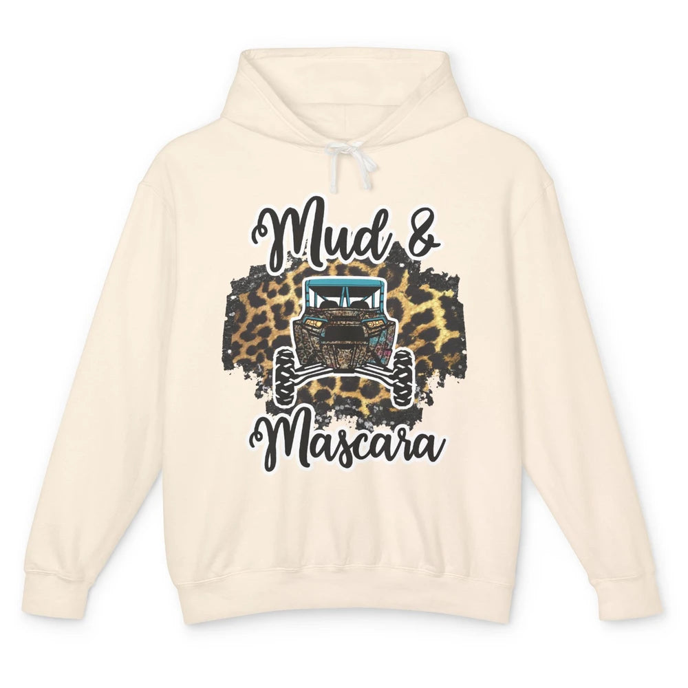 Mud and Mascara Leopard ATV Rider UTV Off-roading SXS Life Unisex Lightweight Hoodie