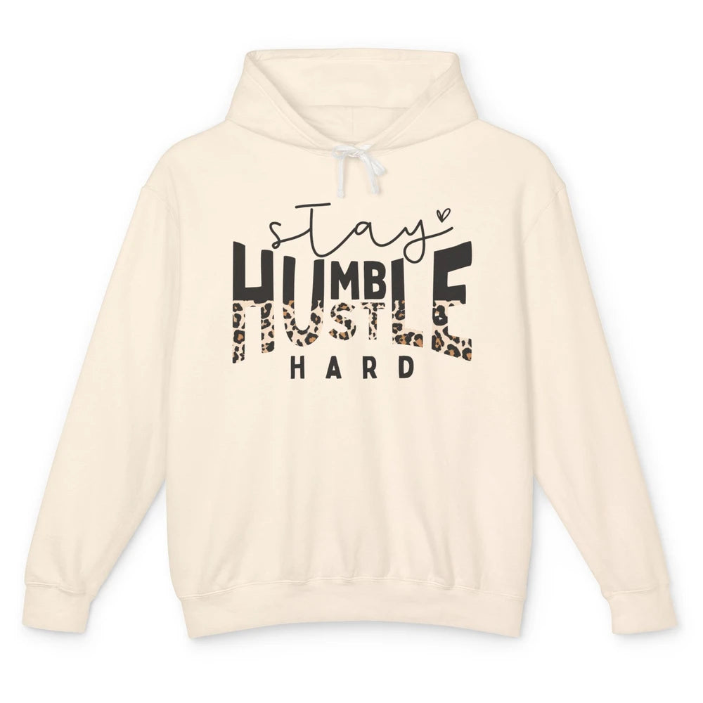 Always Stay Humble Hustle Hard Spread Kindness Inspirational Unisex Lightweight Hoodie