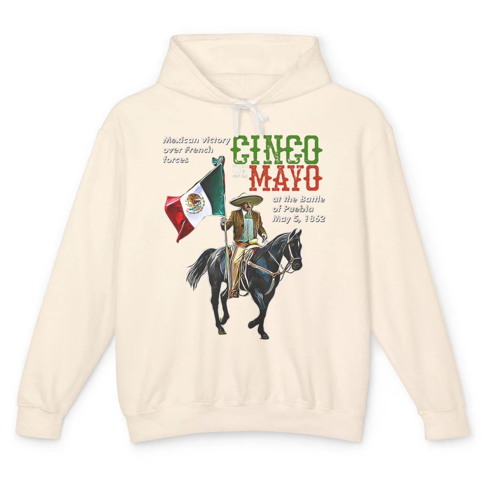 Battle Puebla May 5 1862 Cinco De Mayo Party Fiesta Mexican Unisex Lightweight Hoodie