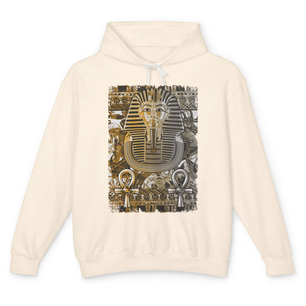 Ancient Egyptian Pyramid Golden King Tut Pharaoh Tutankhamun Unisex Lightweight Hoodie