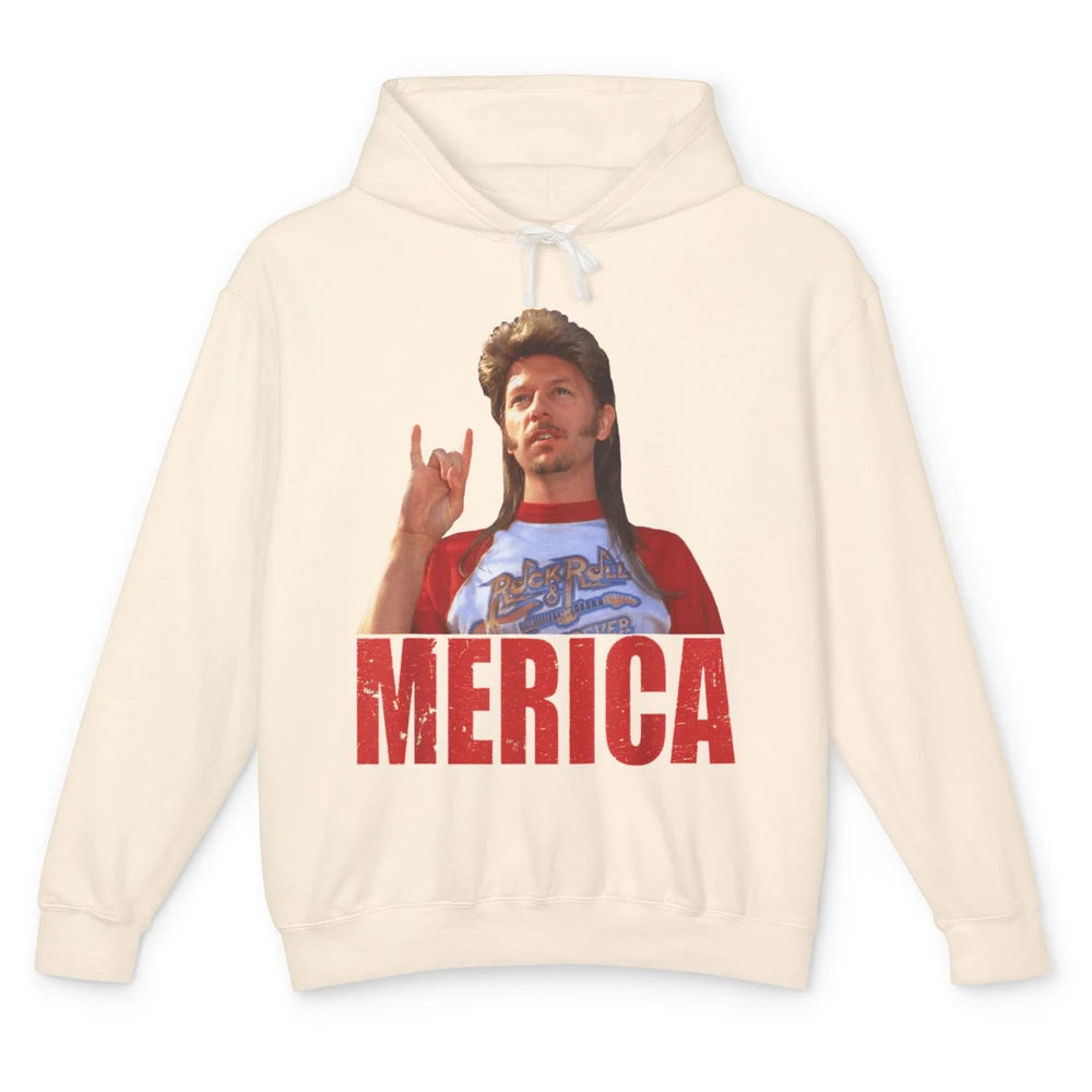 Funny Joe Merica 4th Of July Independence America Patriotic Unisex Lightweight Hoodie