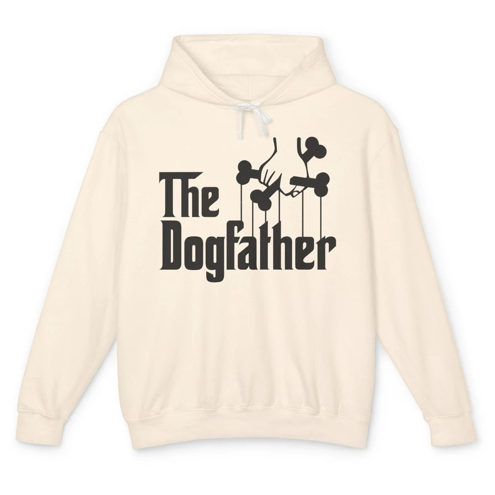 The Dogfather Parody Dog Lovers Funny Dog Dad Fathers Day Unisex Lightweight Hoodie