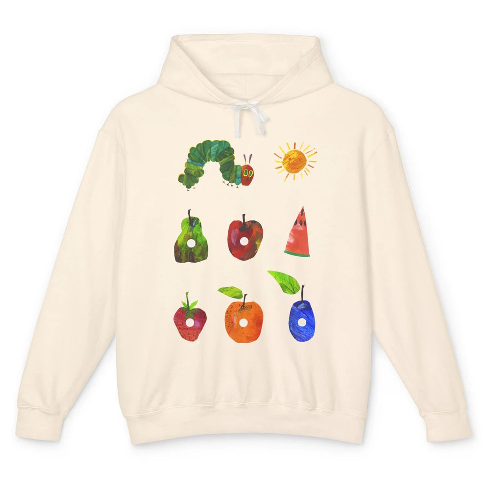 Hungry Caterpillar Fruit Always Hungry Caterpillar Saturday Unisex Lightweight Hoodie