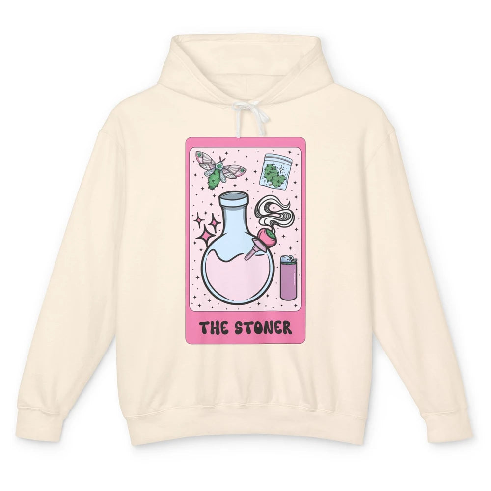 Funny Weed The Stoner Tarot Card Cannabis Weed Lovers Unisex Lightweight Hoodie