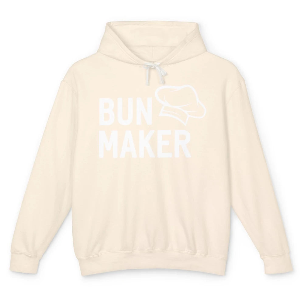 Bun Maker Bun Baker Pregnancy Announcement Baby Reveal Gift Unisex Lightweight Hoodie