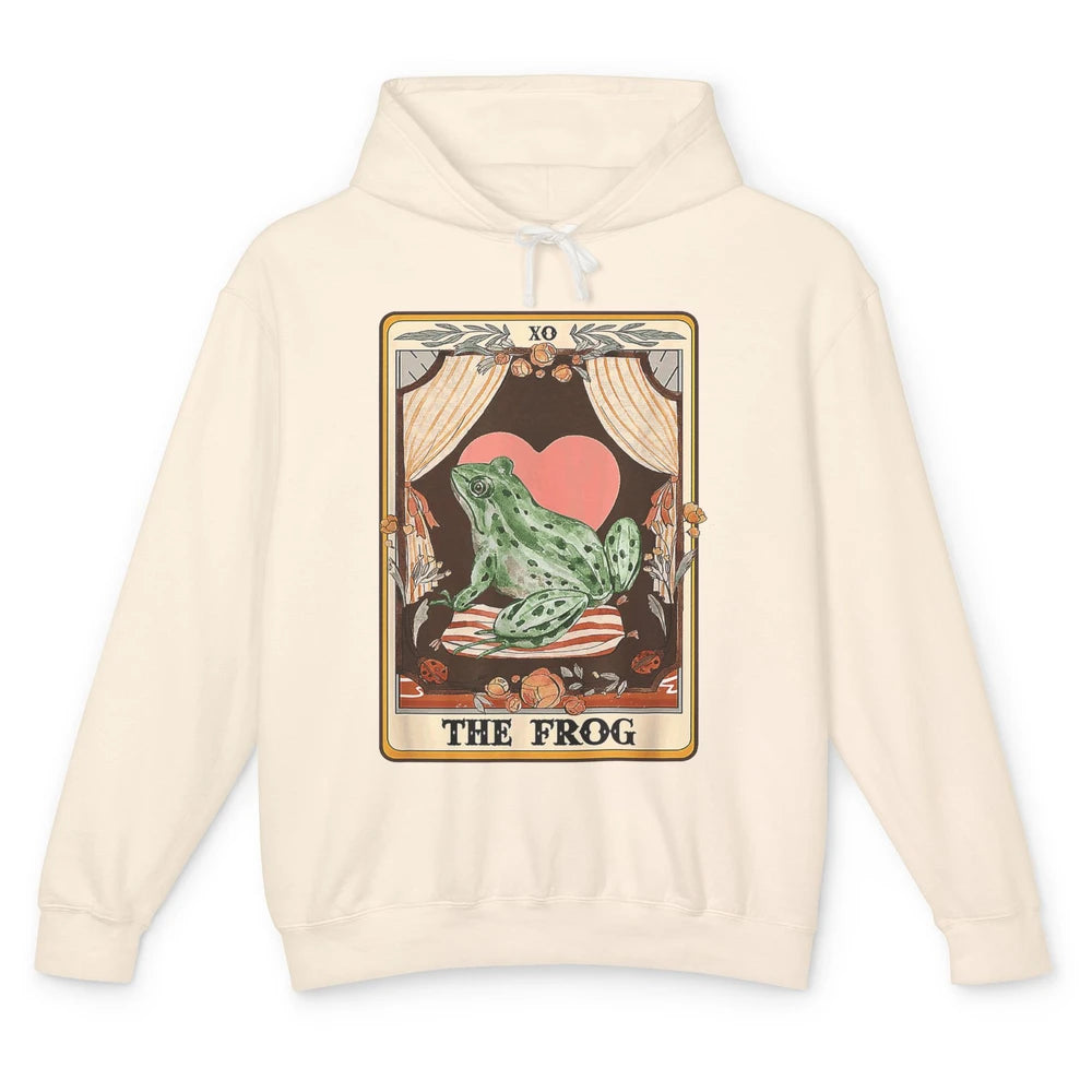 The Ginger Tarot Card Ginger Tabby Cat Ginger Cat Halloween Unisex Lightweight Hoodie