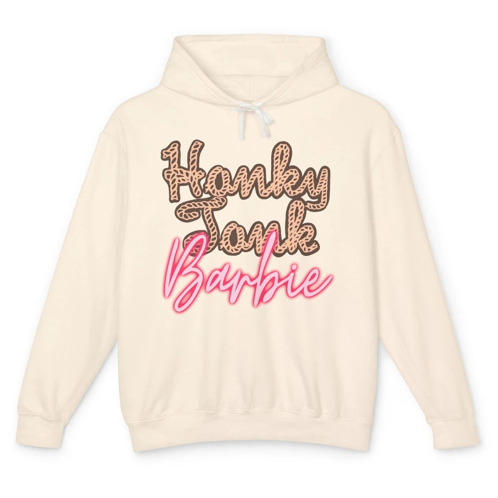 Honky Tonk Babe Lasso Western Country Cowboy Cowgirl Gift Unisex Lightweight Hoodie