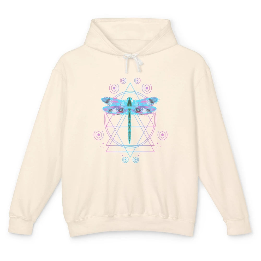 Dragonfly Pastel Gothic Hippie Aesthetic Dark Mystical Witch Unisex Lightweight Hoodie