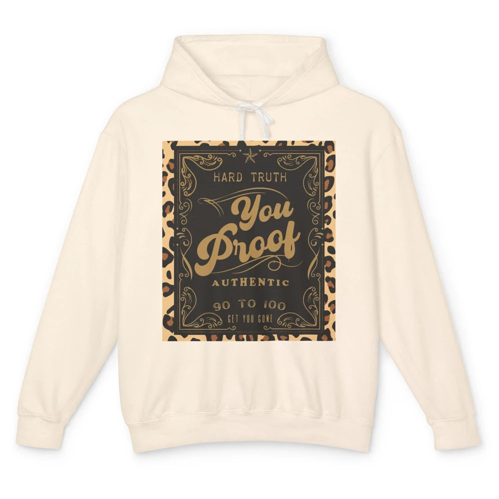 Retro I Need Something You Proof Whiskey Western Country Unisex Lightweight Hoodie