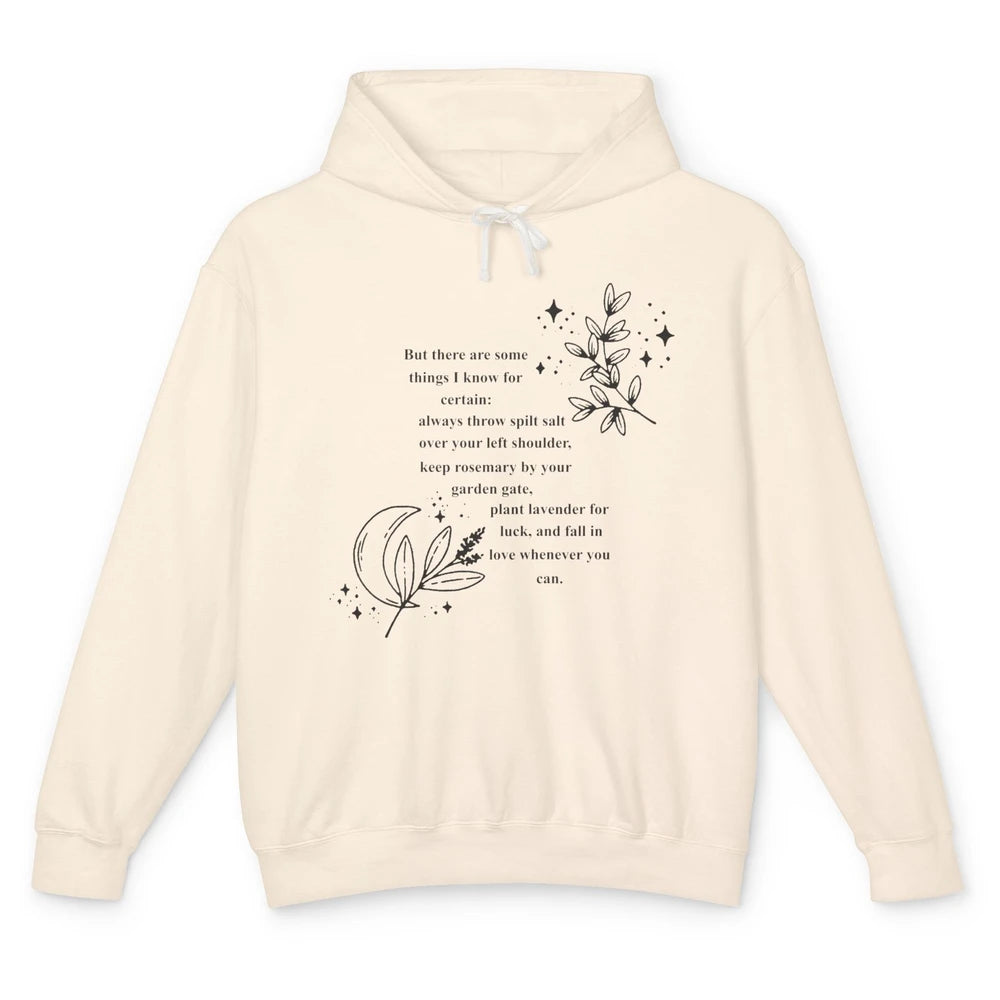 Practical Magic Witch Gardening Card Gardeners Plant Lovers Unisex Lightweight Hoodie