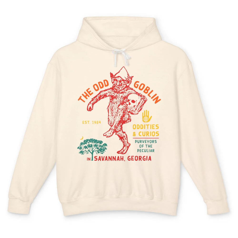 Vintage The Odd Goblin Est 1984 Oddities Savannah Georgia Unisex Lightweight Hoodie