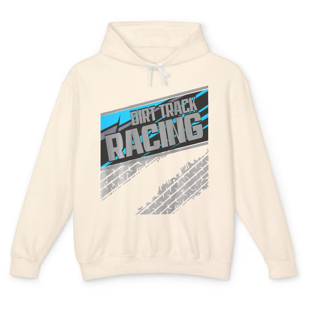 Dirt Track Racing Vintage Retro Sprint Car Speed Race Truck Unisex Lightweight Hoodie