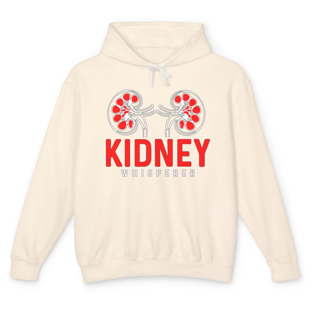 Nephrologist Dialysis Tech Nurse Kidney Whisperer Nursing Unisex Lightweight Hoodie