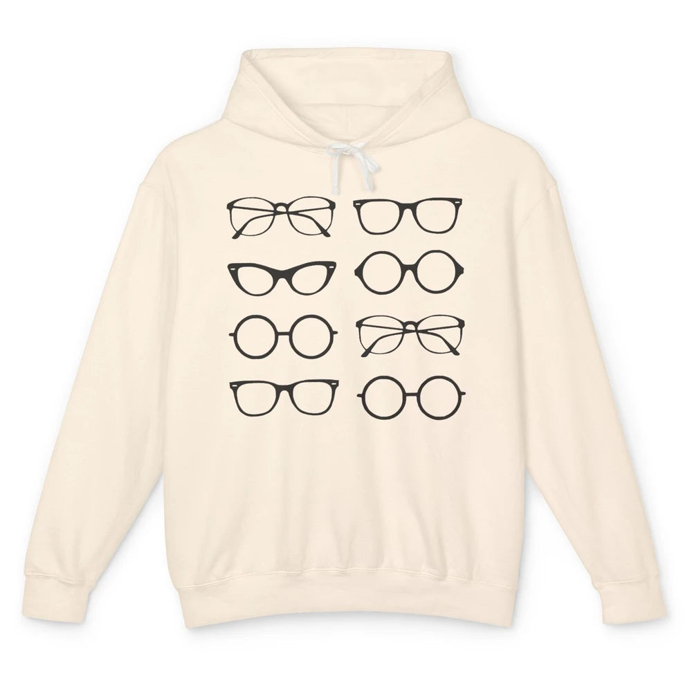 Funny Optometry Multi Eyeglasses Optometrist Life Optician Unisex Lightweight Hoodie