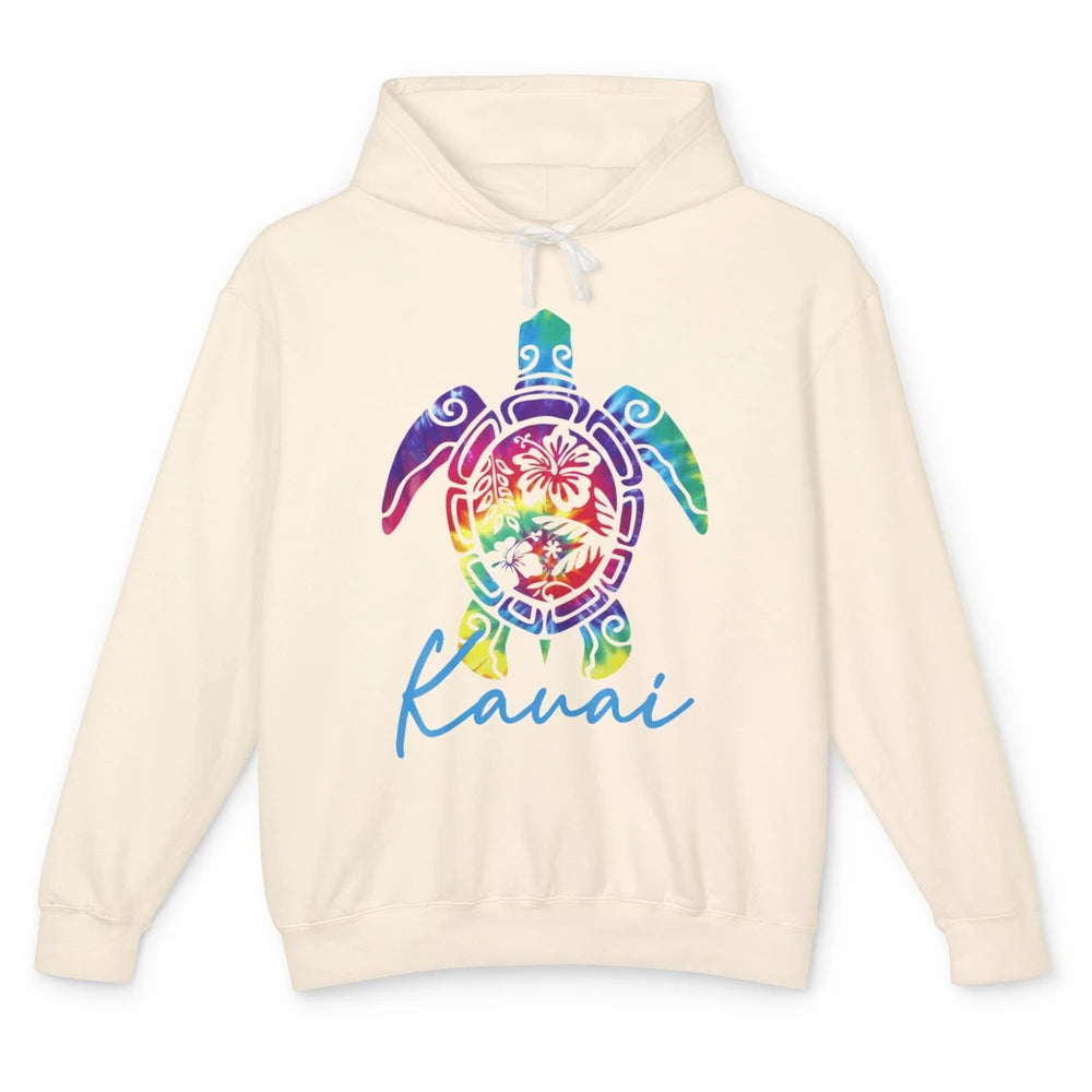 Cute Hawaiian Sea Turtle Kauai Hawaii Island Vacation Beach Unisex Lightweight Hoodie