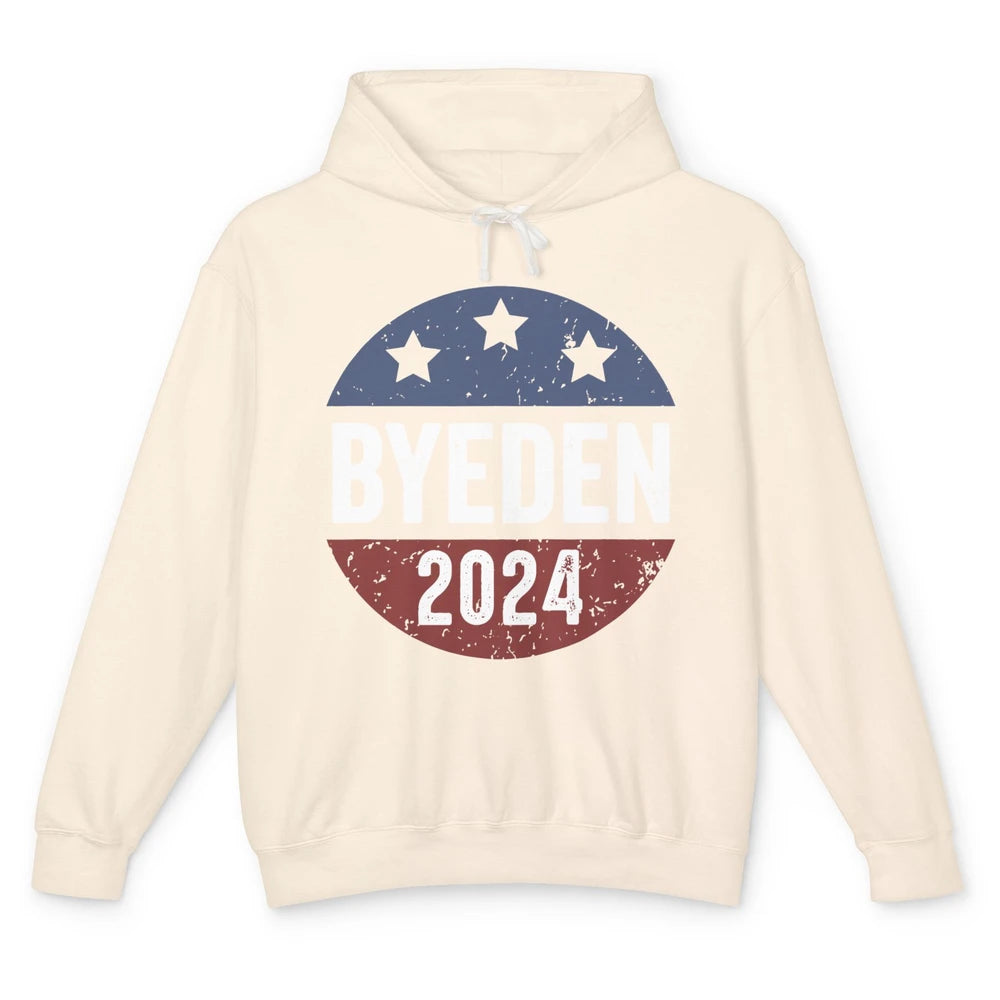 Bye Den 2024 Byeden Button Funny Anti Joe Biden Vote Trump Unisex Lightweight Hoodie