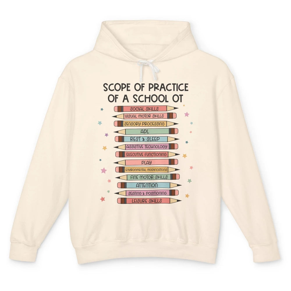 Scope Of Practice Of A School Occupational Therapy Teacher Unisex Lightweight Hoodie