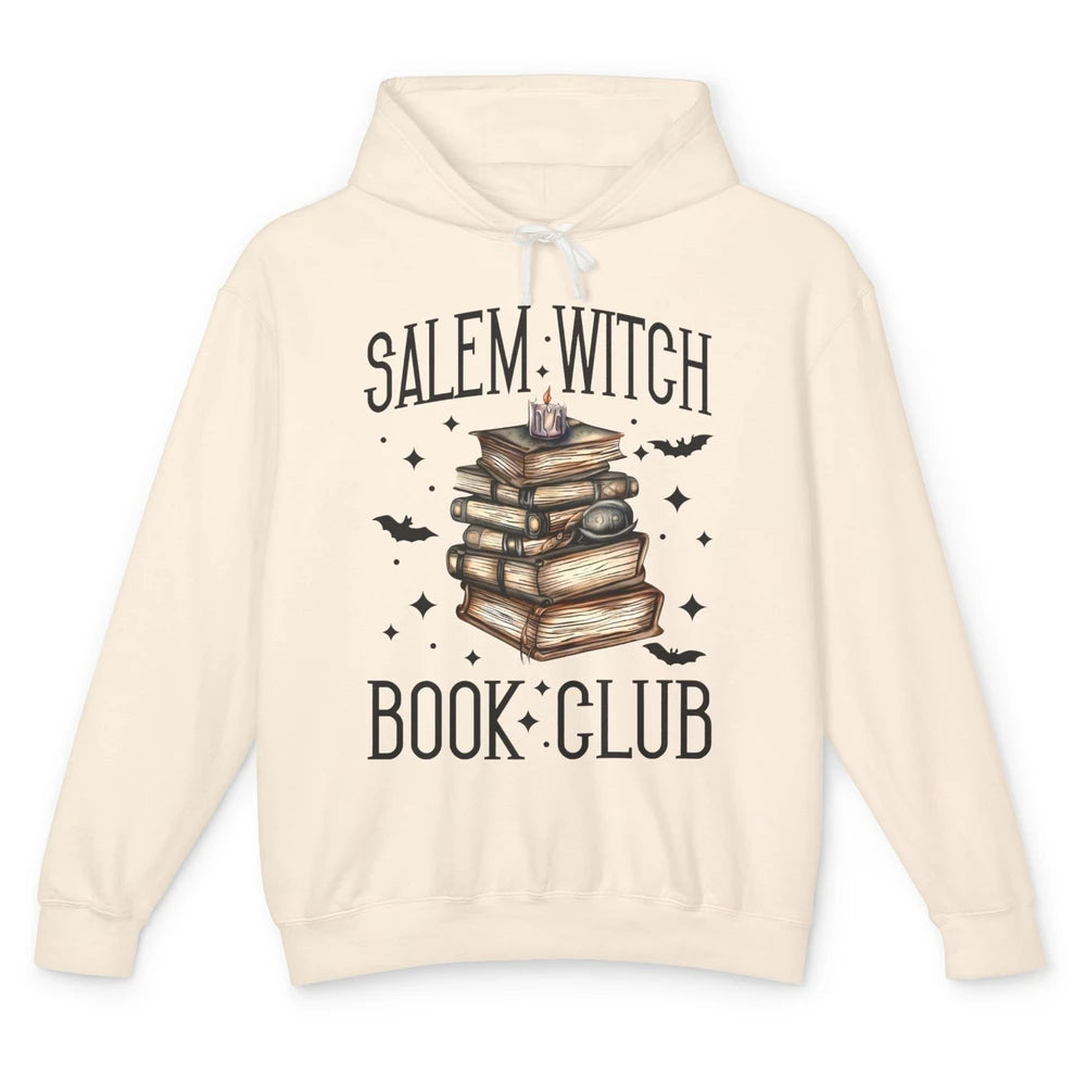 Retro Halloween Salem Witch Book Club Booknerd Reading Lover Unisex Lightweight Hoodie