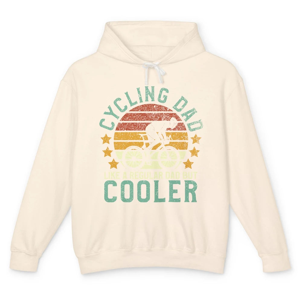 Cycling Dad Like A Regular Dad But Cooler Father's Day Unisex Lightweight Hoodie