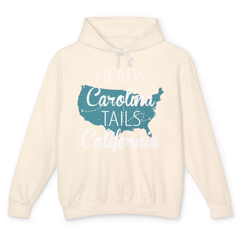 Heads Carolina Tail California Western Country Summer Beach Unisex Lightweight Hoodie