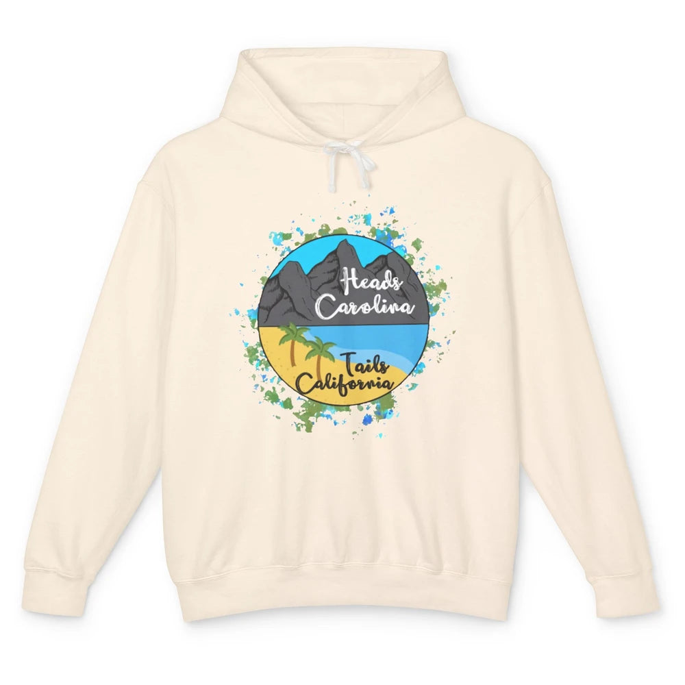 Vintage Heads Carolina Tail California Western Country Music Unisex Lightweight Hoodie