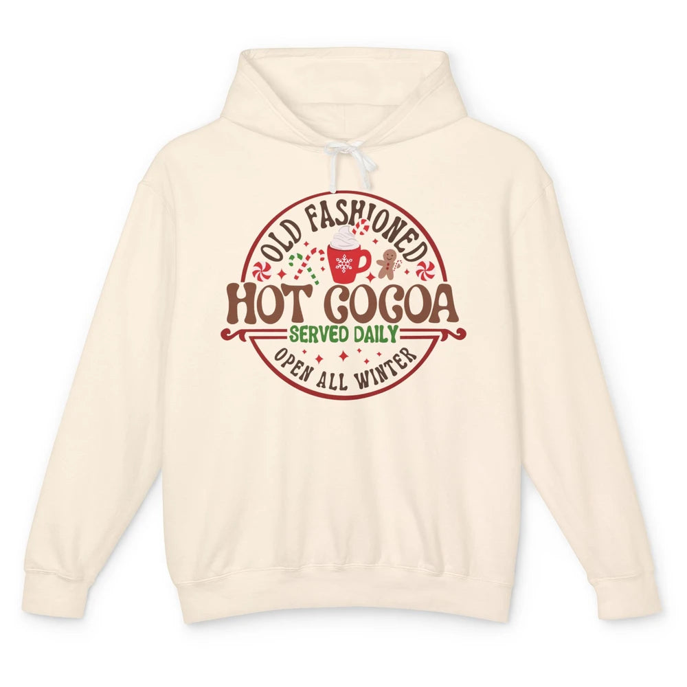 Christmas Gingerbread Hot Cocoa Hot Chocolate Christmas Unisex Lightweight Hoodie