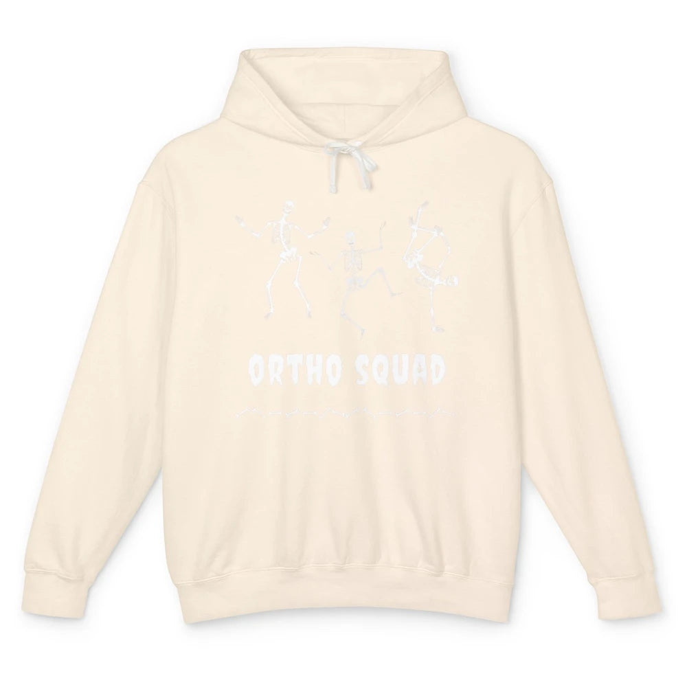 Ortho Nurse Squad Skeleton Orthopedic Nursing Appreciation Unisex Lightweight Hoodie