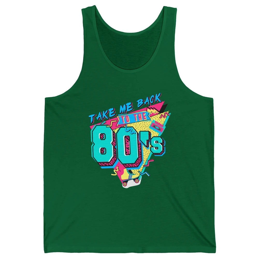 Take Me Back To The 80s Retro 1980s Cassette Made In The 80s Unisex Jersey Tank