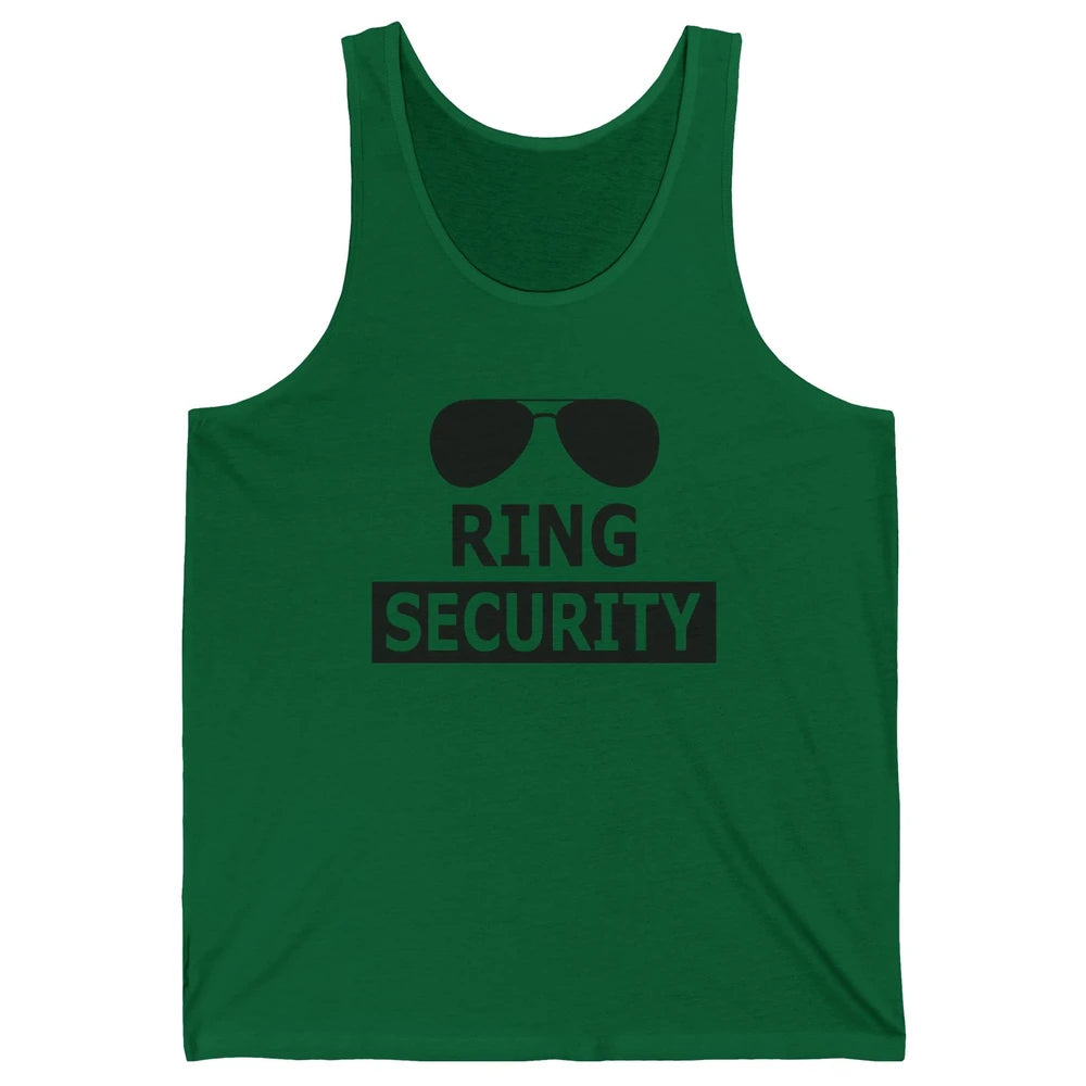 Wedding Ring Security Boy Ring Bearer Wedding Party Unisex Jersey Tank