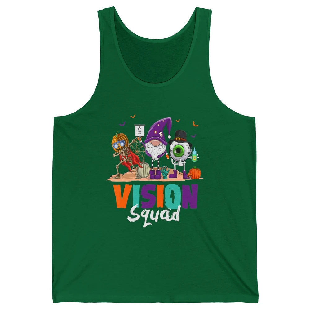 Vision Squad Optometry Optometrist Witch Halloween Spooky Unisex Jersey Tank