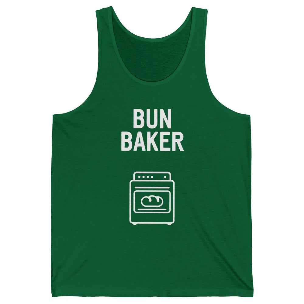 Bun Maker Bun Baker Pregnancy Announcement Baby Reveal Gift Unisex Jersey Tank